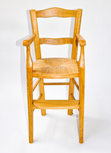 Fauteuil haut artisanal enfant