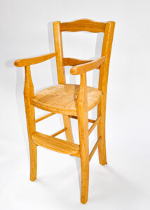 Fauteuil haut artisanal enfant