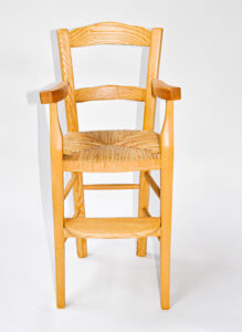 Fauteuil haut artisanal enfant