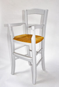 Fauteuil haut artisanal enfant