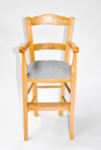 Fauteuil haut artisanal enfant