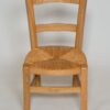Chaise artisanale enfant en chêne paillée – Image 2