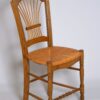 Chaise artisanale gerbe en chêne paillée